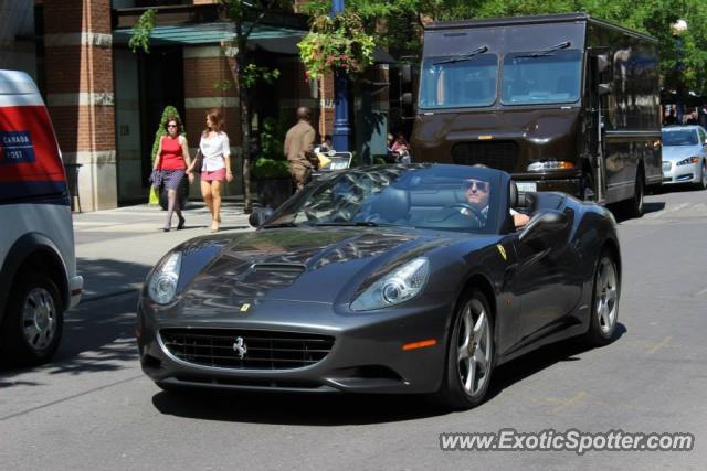 Ferrari California spotted in Toronto, Canada