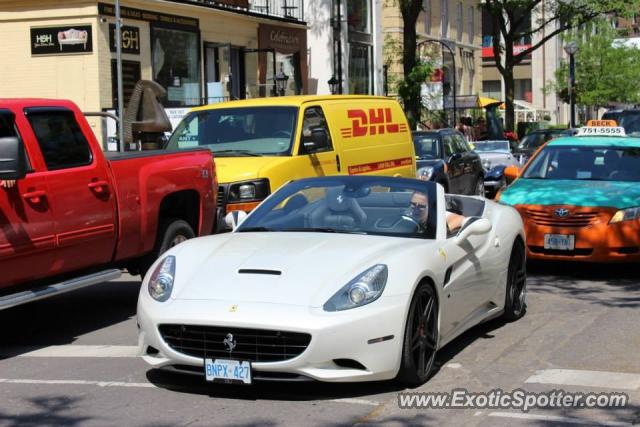 Ferrari California spotted in Toronto, Canada