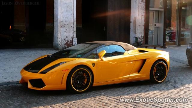 Lamborghini Gallardo spotted in Manhattan, New York