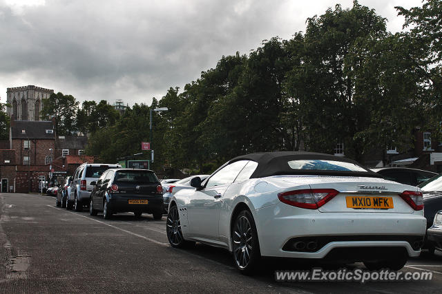 Maserati GranCabrio spotted in York, United Kingdom