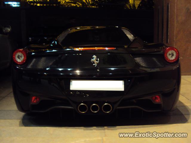 Ferrari 458 Italia spotted in Bangalore, India