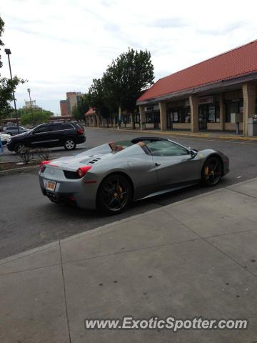 Ferrari 458 Italia spotted in Long Beach, New York