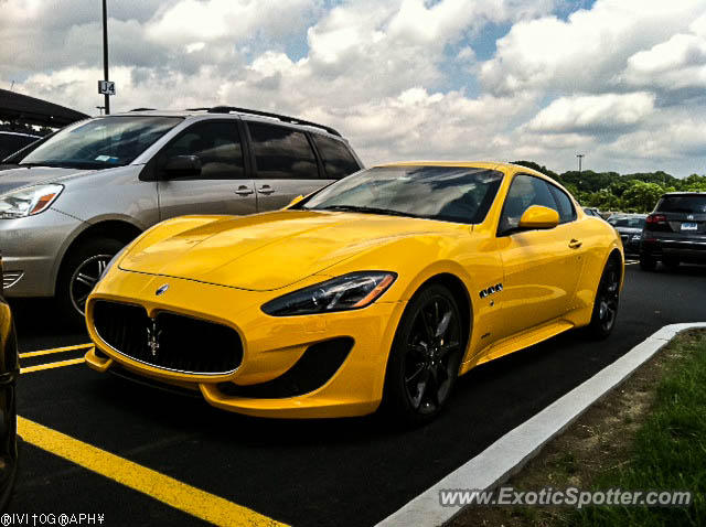 Maserati GranTurismo spotted in Danbury, Connecticut