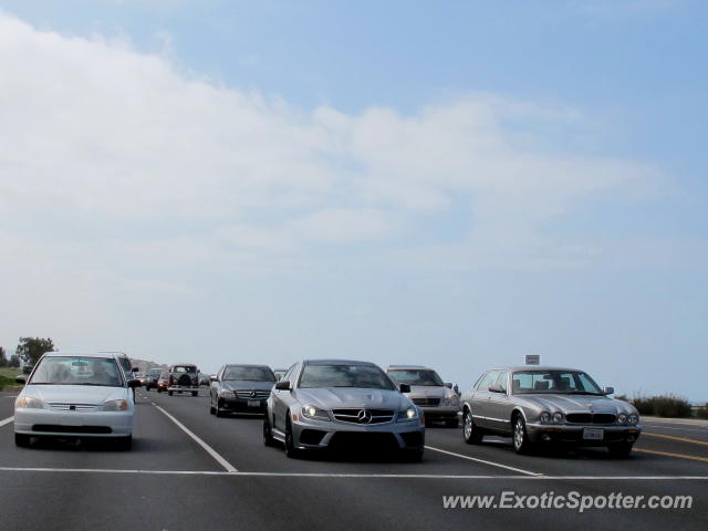 Mercedes C63 AMG Black Series spotted in Newport Beach, California