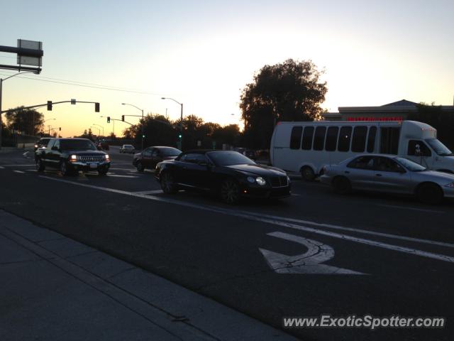 Bentley Continental spotted in Madera, California