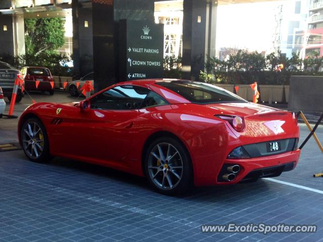 Ferrari California spotted in Melbourne, Australia