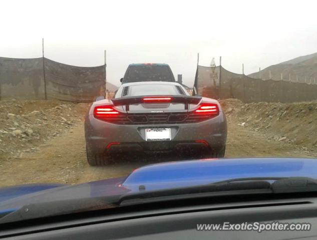 Mclaren MP4-12C spotted in Lima, Peru