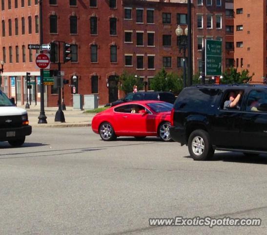 Bentley Continental spotted in Boston, Massachusetts