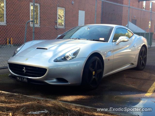 Ferrari California spotted in Melbourne, Australia