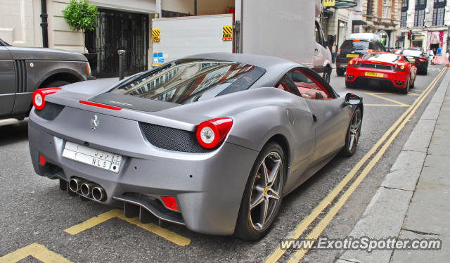 Ferrari 458 Italia spotted in London, United Kingdom