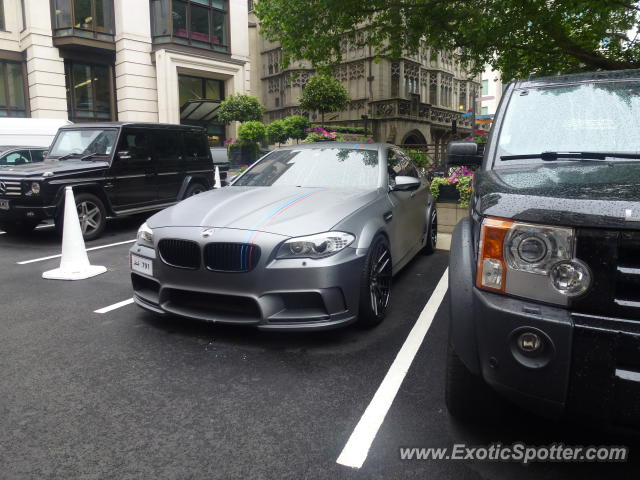 BMW M5 spotted in London, United Kingdom