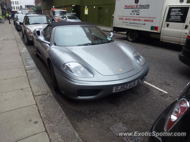 Ferrari 360 Modena spotted in London, United Kingdom