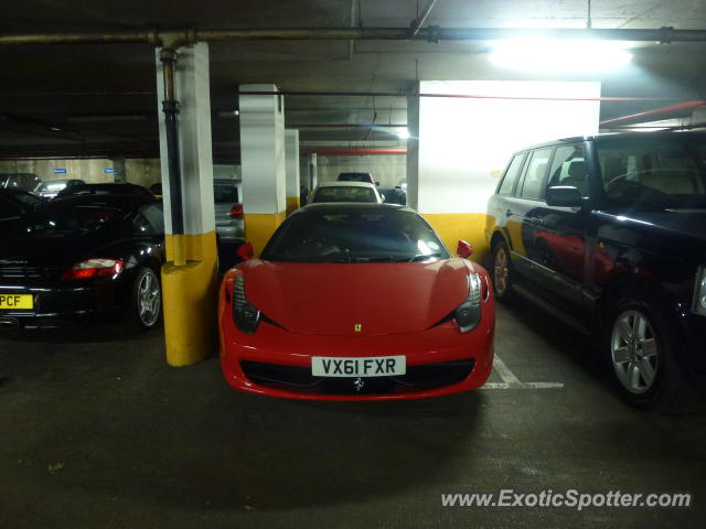 Ferrari 458 Italia spotted in London, United Kingdom