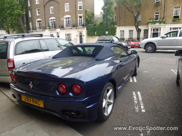 Ferrari 360 Modena spotted in London, United Kingdom