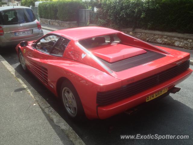 Ferrari Testarossa spotted in Pontault-Combaul, France