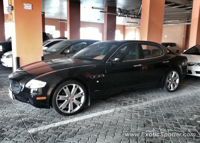 Maserati Quattroporte spotted in Dubai, United Arab Emirates