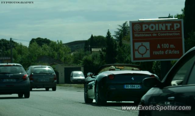 Ferrari California spotted in Nimes, France