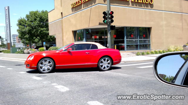 Bentley Continental spotted in Denver, Colorado