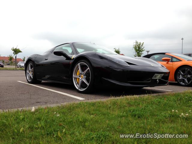 Ferrari 458 Italia spotted in Ringsted, Denmark