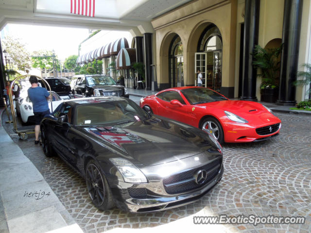 Mercedes SLS AMG spotted in Beverly Hills, California