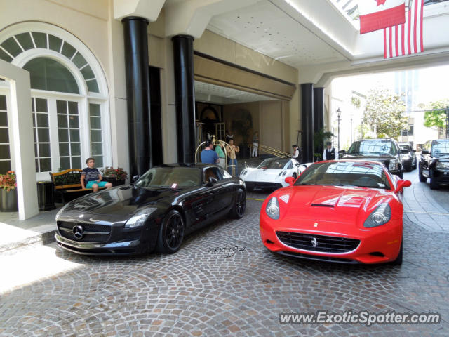 Ferrari California spotted in Beverly Hills, California