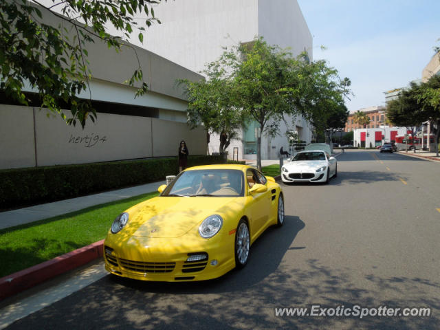 Porsche 911 Turbo spotted in Beverly Hills, California