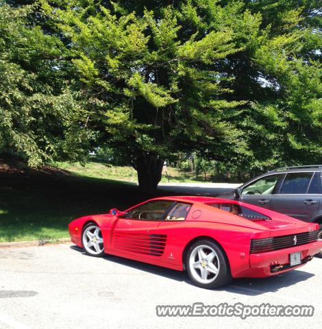 Ferrari Testarossa spotted in Morristown, New Jersey