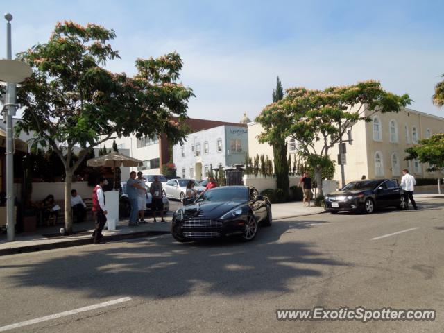 Aston Martin Rapide spotted in Beverly Hills, California