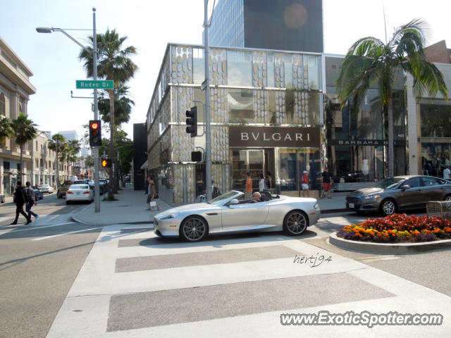 Aston Martin DB9 spotted in Beverly Hills, California