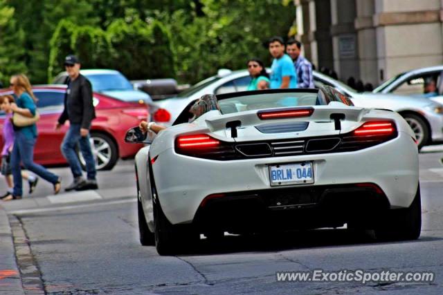 Mclaren MP4-12C spotted in Toronto, Canada