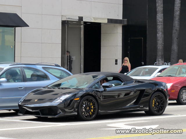 Lamborghini Gallardo spotted in Beverly Hills, California