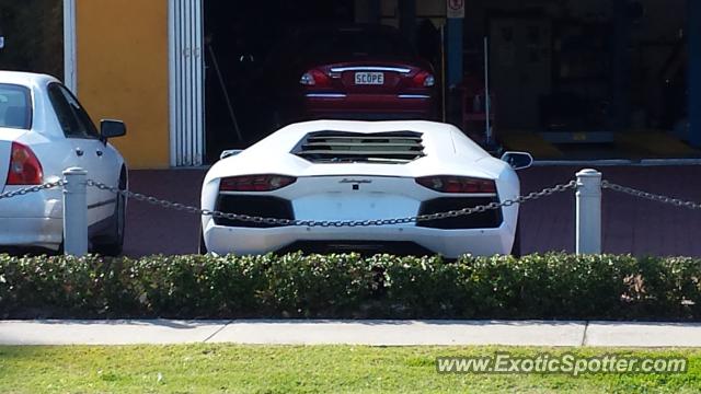 Lamborghini Aventador spotted in Perth, Australia