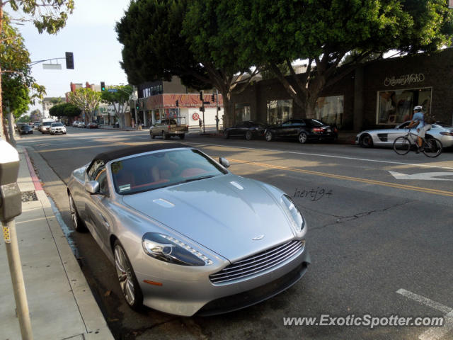 Aston Martin DB9 spotted in Beverly Hills, California