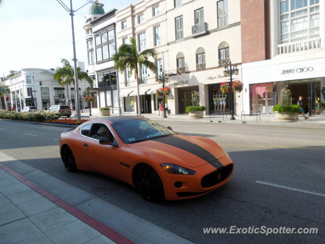 Maserati GranTurismo spotted in Beverly Hills, California