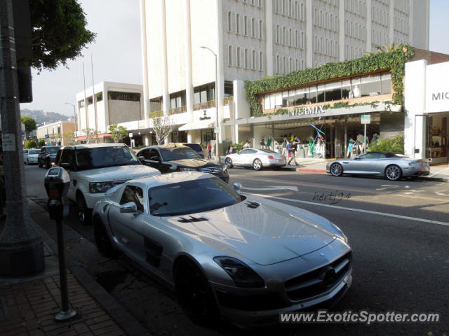 Mercedes SLS AMG spotted in Beverly Hills, California