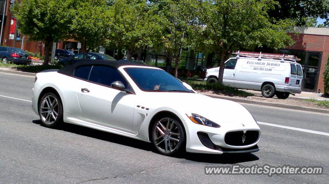 Maserati GranCabrio spotted in Denver, Colorado