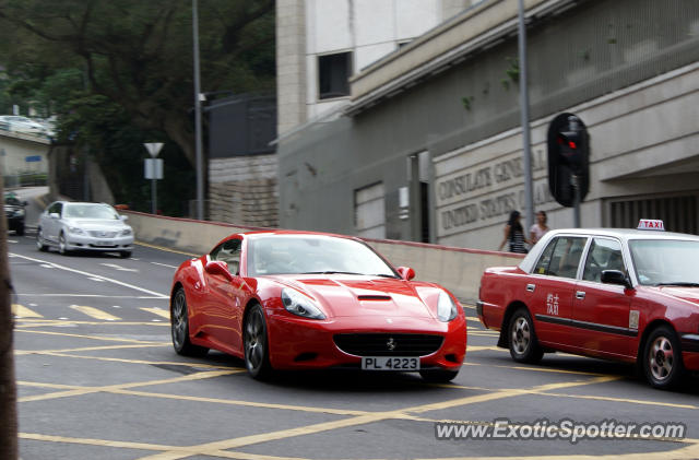 Ferrari California spotted in Hong Kong, China