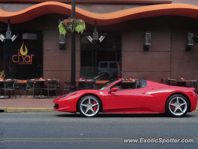 Ferrari 458 Italia spotted in Red Bank, New Jersey