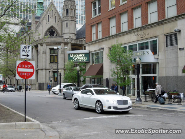 Bentley Continental spotted in Chicago, Illinois