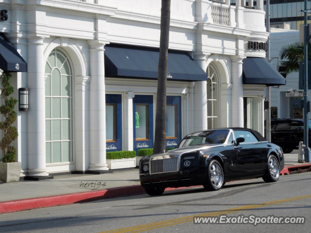 Rolls Royce Phantom spotted in Beverly Hills, California