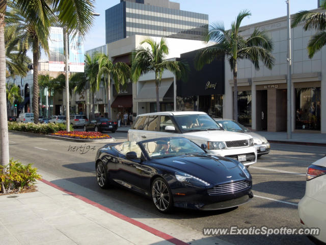 Aston Martin DB9 spotted in Beverly Hills, California