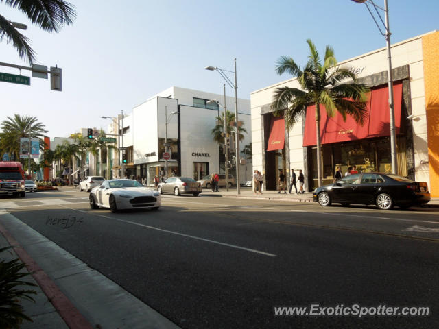 Aston Martin Vantage spotted in Beverly Hills, California