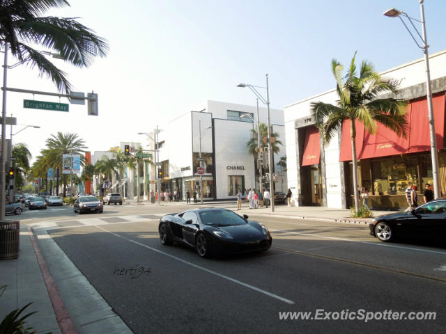 Mclaren MP4-12C spotted in Beverly Hills, California