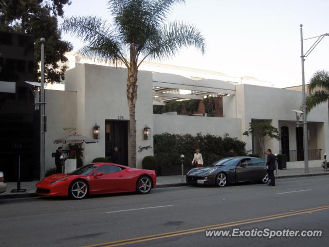 Ferrari 458 Italia spotted in Beverly Hills, California