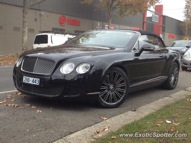 Bentley Continental spotted in Melbourne, Australia