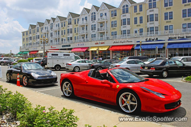 Ferrari 458 Italia spotted in Long Branch, New Jersey