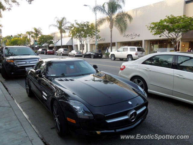 Mercedes SLS AMG spotted in Beverly Hills, California