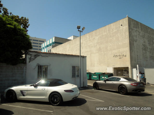 Mercedes SLS AMG spotted in Santa Monica, California