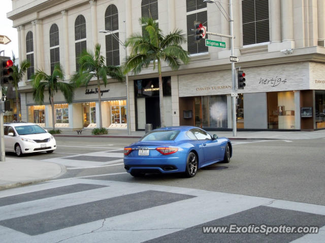 Maserati GranTurismo spotted in Beverly Hills, California