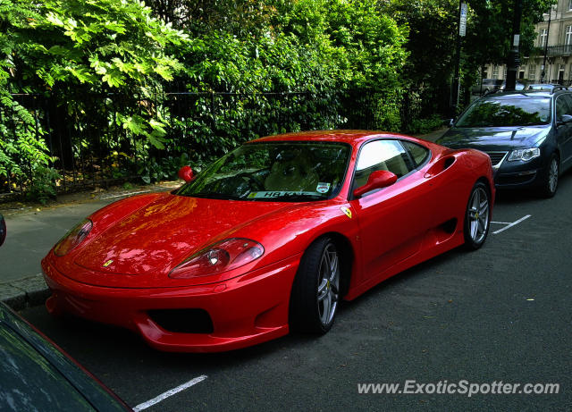 Ferrari 360 Modena spotted in London, United Kingdom